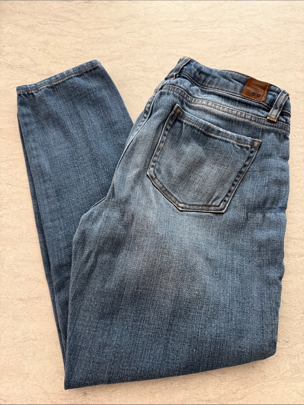life in progress Women's Blue Cropped Ankle Jeans